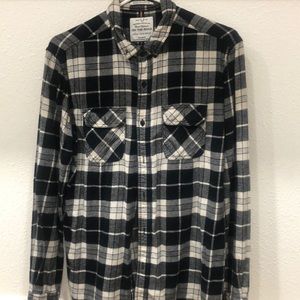 Black and white flannel